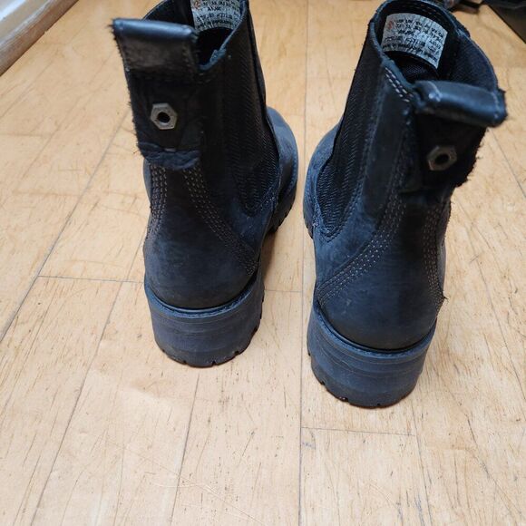 Timberland black leather boots / 8 - Picture 6 of 7